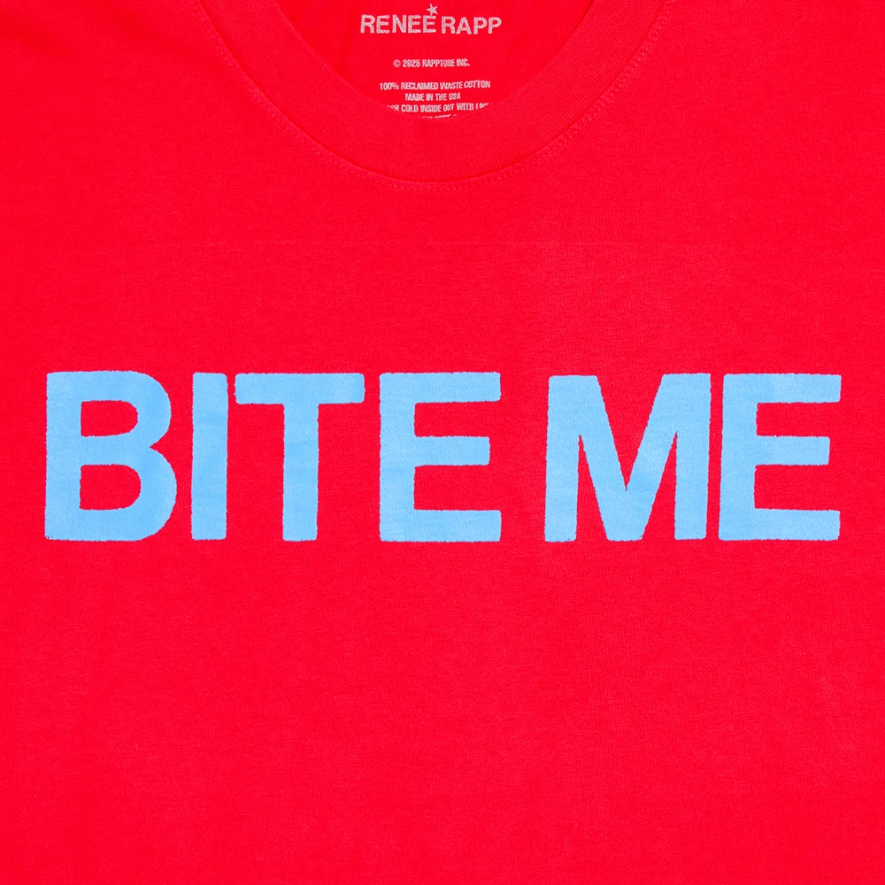 RED BITE ME T-SHIRT - Image 3
