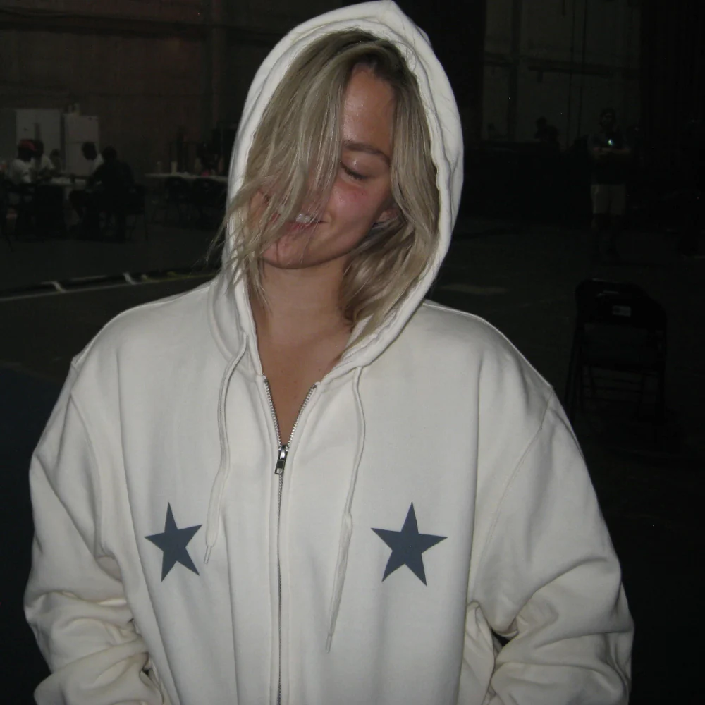 TOUR DATE BACK ZIP HOODIE